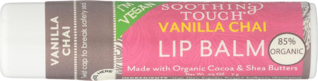 Lip Balm Vegan Vanilla Chai .25 0.25 Oz