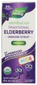 Org Sambucus Kids Syrup 4 Oz