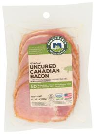 Uncured Canadian Pork Bacon (bronze) 7 Oz
