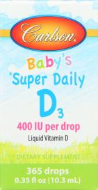 Super Daily D3 Baby 400 Iu 0.35 Oz