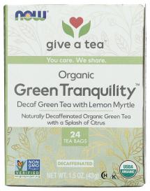 Organic Decaf Tranquility Green Tea 24 Ct
