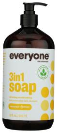3 N 1 Soap Coconut & Lemon 32 Oz