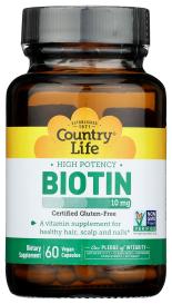 Biotin 10mg 60 Veg