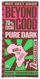 Organic Direct Trade Single-origin Madagascar 70% Cocoa Dark Chocolate Bar 2.64 Oz