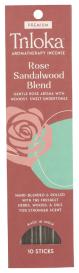 Tri Incense Prem Rose Sndlwd 10 Ct