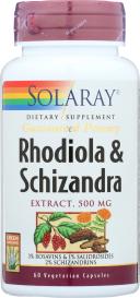 Rhodiola & Schizandra Ext 60 Veg