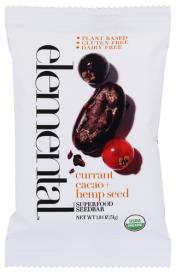 Organic Gluten-free Currant Cacao Hemp Seed Superfood Seedbar 1.8 Oz