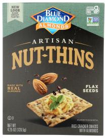 Gluten-free Flax Seeds Artisan Nut-thins Crackers 4.25 Oz