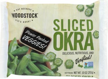 Non-gmo Frozen Sliced Okra 10 Oz