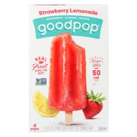 Frzn Pops Strw Lemonade 4/2.5 O 2.5 Oz
