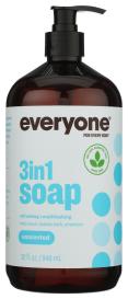 3 N 1 Soap Unscented 32 Oz