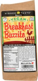 Vegan Breakfast Buzzito 8 Oz