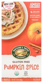 Organic Gluten-free Vegan Pumpkin Spice Waffles 7.4 Oz