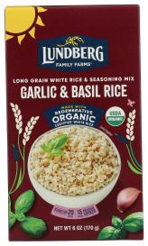 Org Rice Mix Garlic Basil Gf 6 Oz