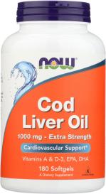 Cod Liver Oil 1000mg 180 Sg