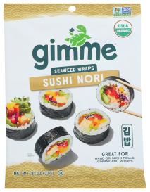 Org Wrp N Rll Sushi Nori Shts . 0.81 Oz