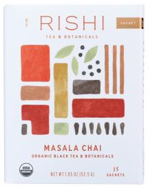 Organic Masala Chai Black Tea 15 Ct