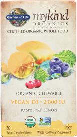 Org Vegan D3 2000iu 30 Chw
