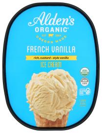 Ice Cream French Vanilla Org 48 Oz