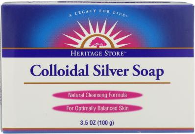 Colloidal Silver Bar Soap 3.5 Oz