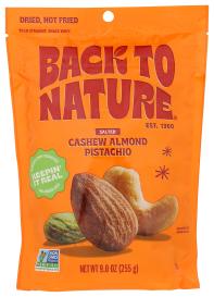Sea Salt Roasted Cashew Almond Pistachio Blend 9 Oz