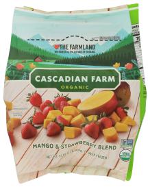 Organic Frozen Mango & Strawberry Blend 32 Oz