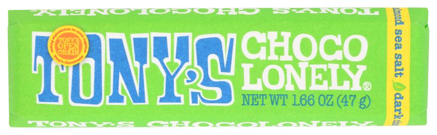 Fair Trade Almond Sea Salt 51% Dark Chocolate Bar 1.66 Oz