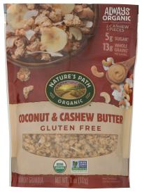 Organic Coconut & Cashew Butter Granola 11 Oz