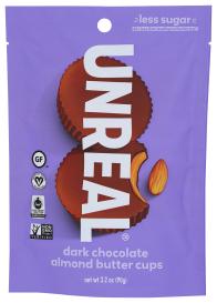 Fair Trade Dark Chocolate Almond Butter Cups 3.2 Oz