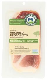 Sliced Uncured Pork Proscuitto (bronze) 3 Oz