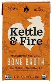 Organic Mushroom Chicken Bone Broth 16.9 Oz