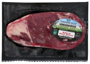 Regenenerative 100% Grassfed Beef Ribeye Steak (gold) 8 Oz