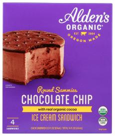 Rnd Sammies Choc Chip Org 4/3.5 3.5 Oz