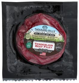 Regenerative 100% Grassfed Beef Tenderloin Filet (gold) 6 Oz