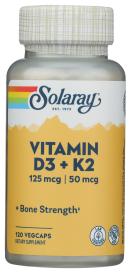 Vitamin D3 + K2 120 Veg