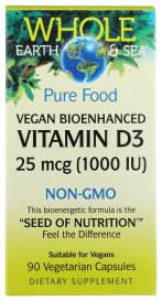 Wes Vegan Vitamin D3 1000 Iu 90 Veg