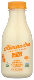 Regenerative Organic 40% Milkfat A2/a2 Heavy Whipping Cream 12 Oz