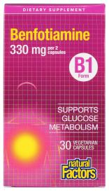 Benfotiamine Thiamine B1 30 Veg