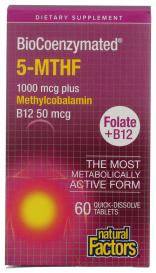 Methylfolate Methyl B12 60 Tab