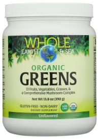 Wes Org Greens Unflav 13.8 Oz