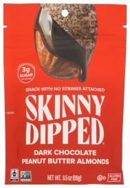 Dark Chocolate Peanut Butter Almonds 3.5 Oz