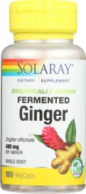 Org Ferm Ginger Root 400 Mg 100 Veg