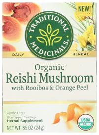 Organic Reishi Mushroom Rooibos Herbal Tea 16 Ct