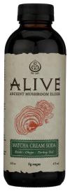 Matcha Vanilla Alive Mushroom Elixir Adaptogenic Tea 16 Oz