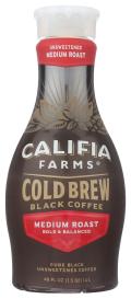 Unsweetened Medium Roast Cold Brew Black Coffee 48 Oz