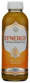 Organic Mystic Mango Synergy Kombucha  16 Oz