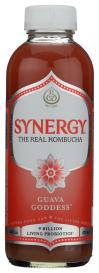 Organic Guava Goddess Synergy Kombucha 16 Oz