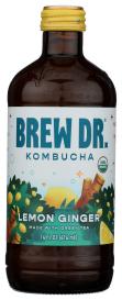 Organic Lemon Grove Kombucha 14 Oz