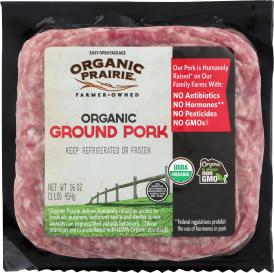 Organic Ground Pork (gold) 16 Oz