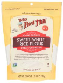 Gluten-free Stone-ground Sweet White Rice Flour 24 Oz